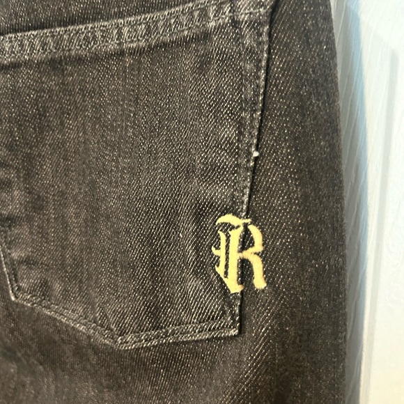 Rich & Skinny black Jeans; wide leg - Picture 7 of 8